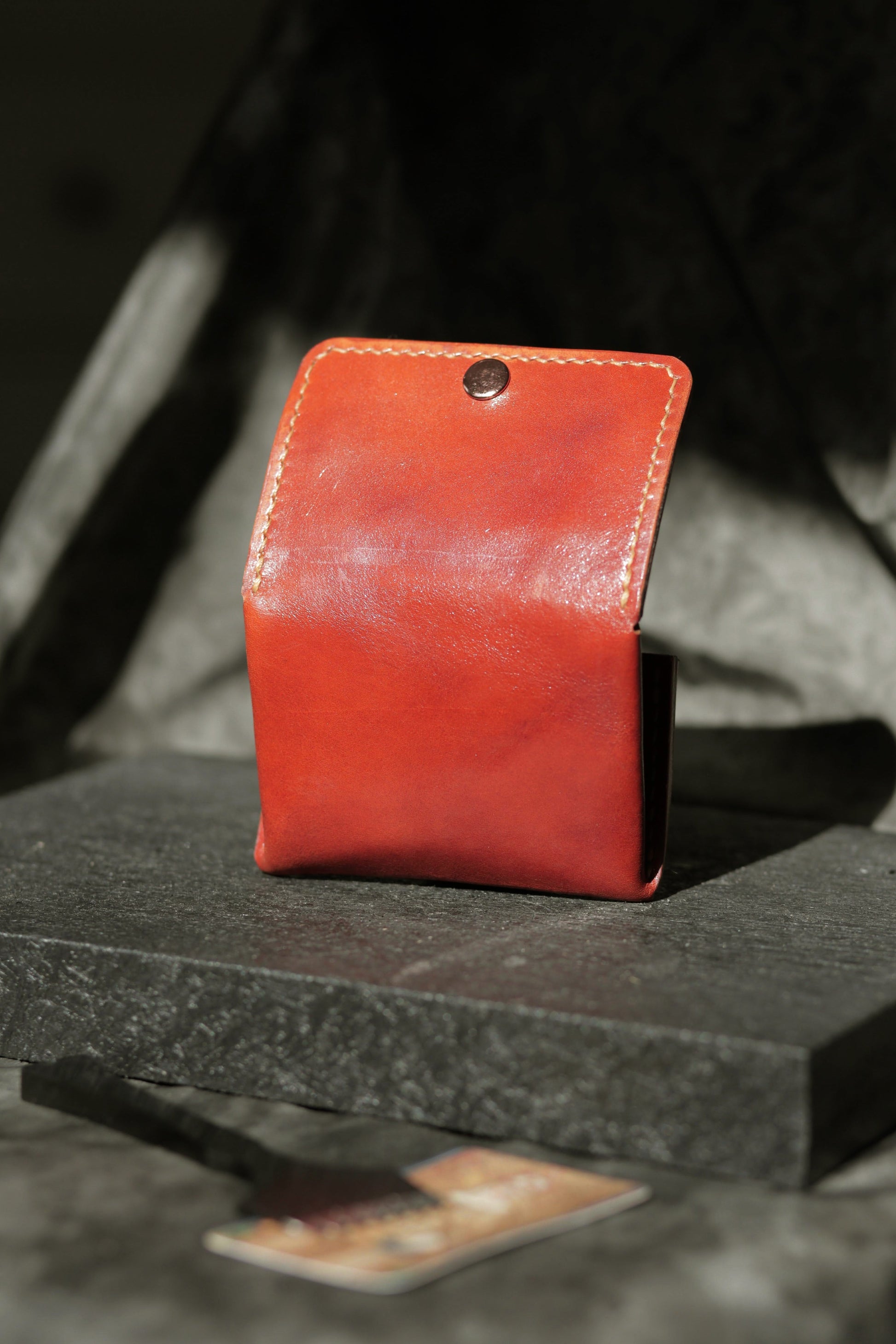 Britzer 003 (tamponato orange) - leathercraft mit kater